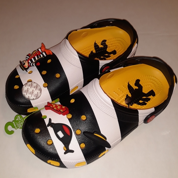 (New) Adult McDonald's X Crocs Hamburglar Clogs (M9/W11) (M10/W12) - Picture 4 of 8